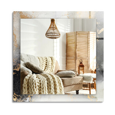 Téglalap tükör fali dísz Absztrakt modern művészet