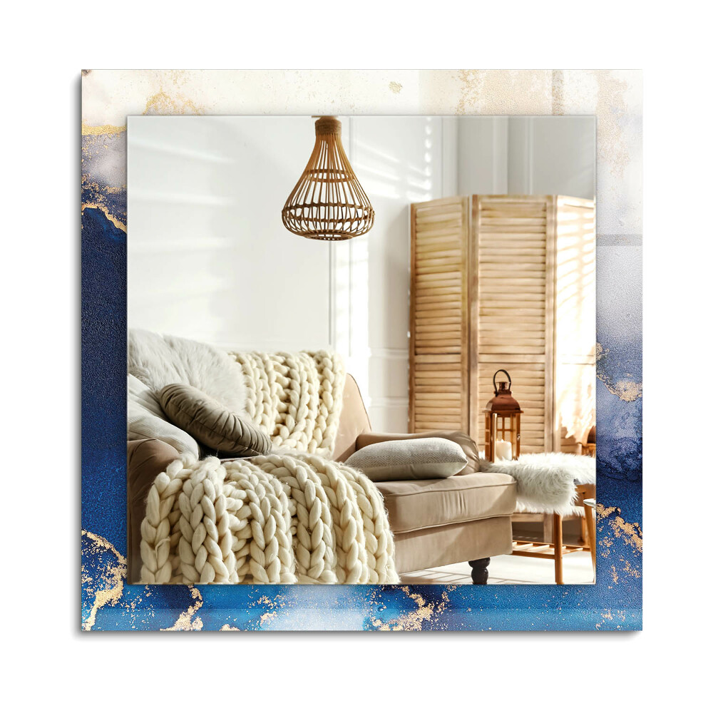 Téglalap tükör díszítéssel Absztrakt képzőművészet