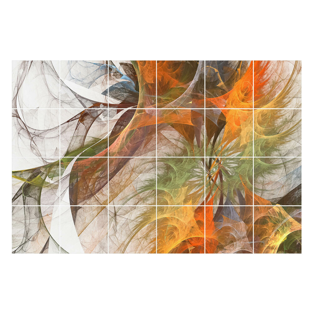 Csempe matrica Absztrakt fraktál minta