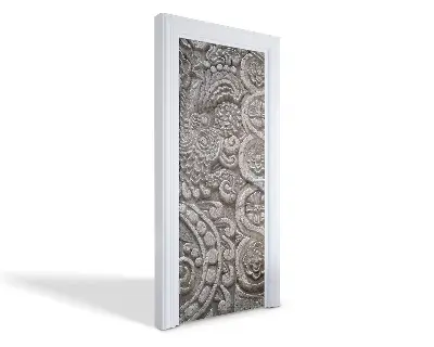 Naklejka na drzwi samoprzylepna Kamienny relief