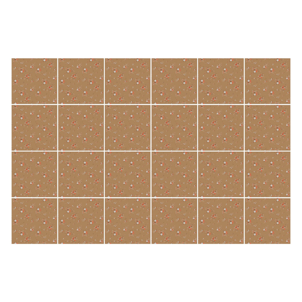 Csempe matrica Virágos motívum a háttérben