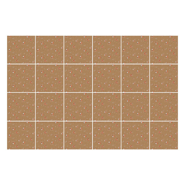 Csempe matrica Virágos motívum a háttérben