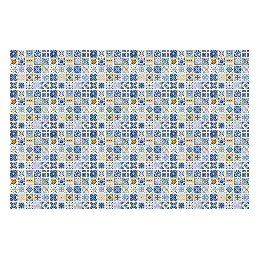 Öntapadós csempe matrica Virágmotívumú geometria