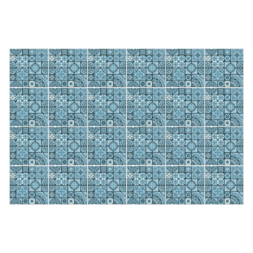 Csempe matrica Geometriai motívumok rácsban