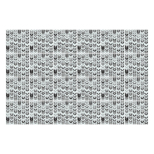 Csempe matrica Cikcakk és nyilak