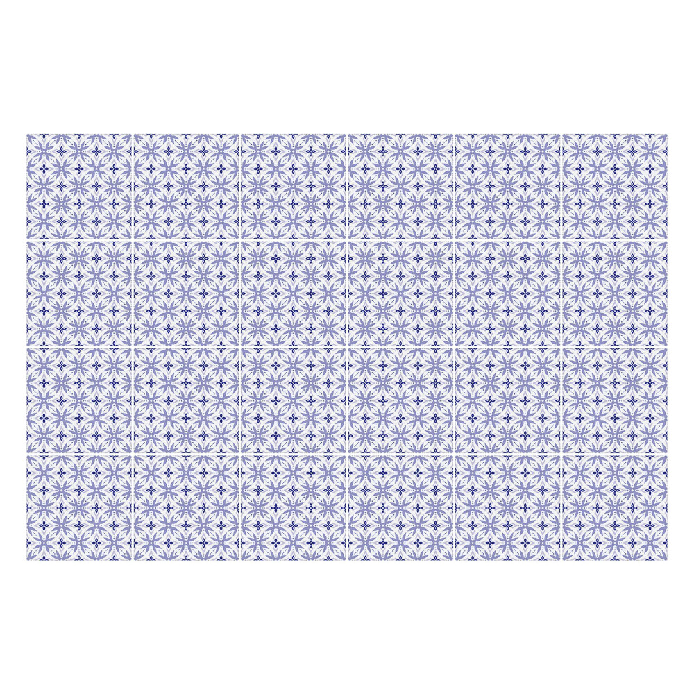 Öntapadós csempe matrica Finom virágmotívumok