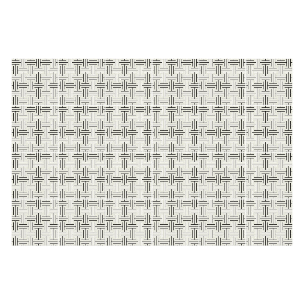 Csempe matrica Téglalapok szövése