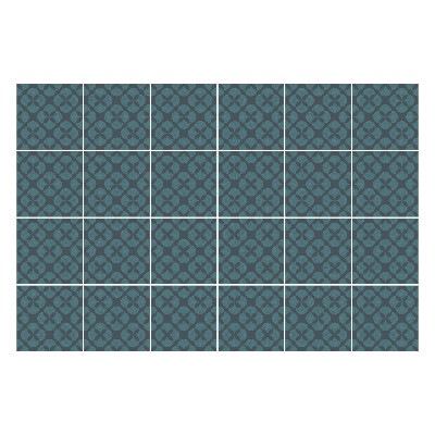 Csempe matrica Virágos motívum hálóban