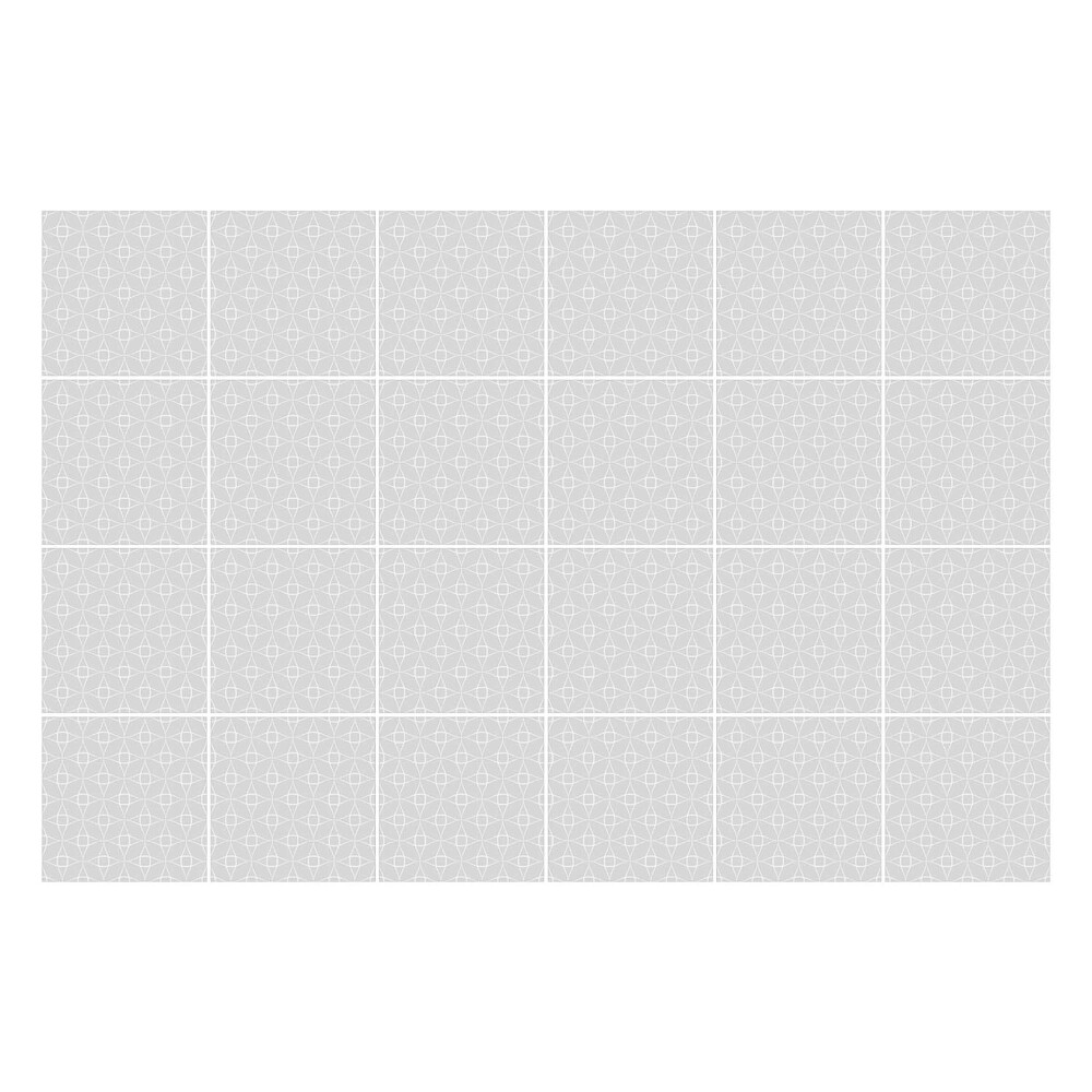 Csempe matrica Geometriai ábrák egy rácsban