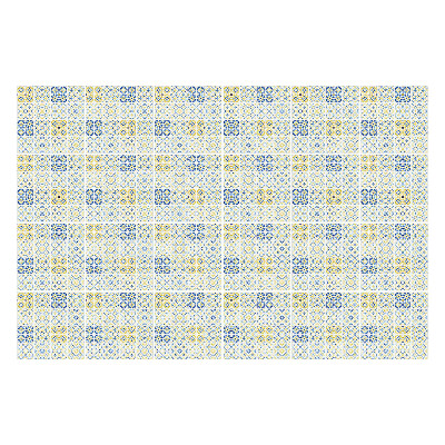 Öntapadós csempe matrica Geometriai formák egy rácsban