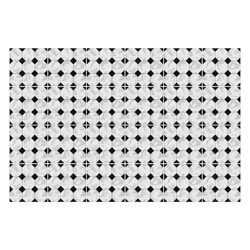 Öntapadós csempe matrica Hatszögek egy rácsban