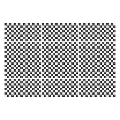 Csempe matrica Négyzetekből készült sakktábla