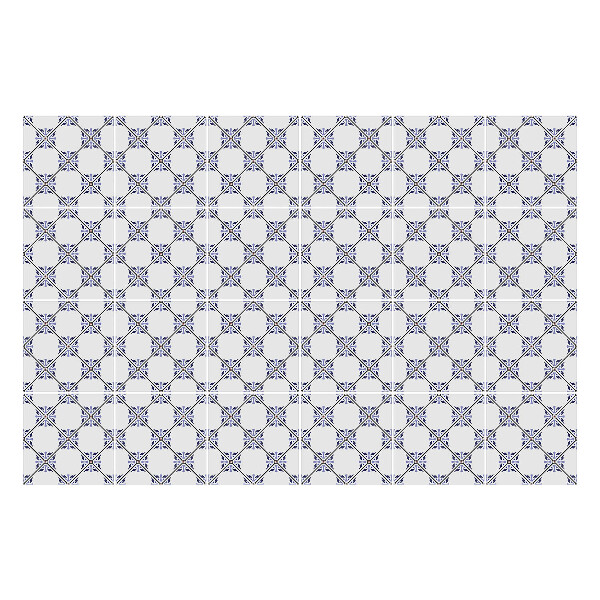 Öntapadós csempe matrica Geometria a szimmetriában