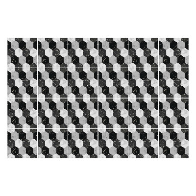 Csempe matrica Geometrikus hatszögek