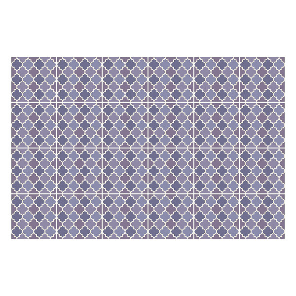 Öntapadós csempe matrica Geometriai formák egy rácsban