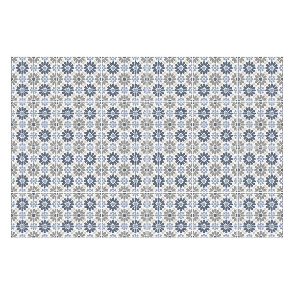 Csempe matrica Virágos motívum hálóban