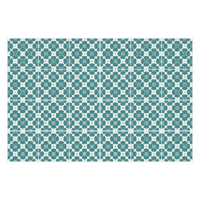 Csempe matrica Geometrikus virágok hálóban