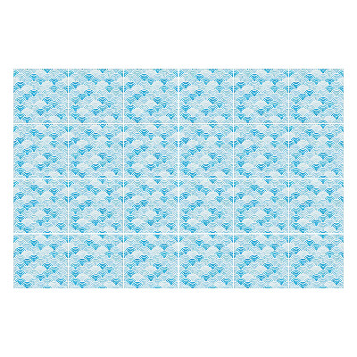 Csempe matrica Hullámok a harmónia ritmusában