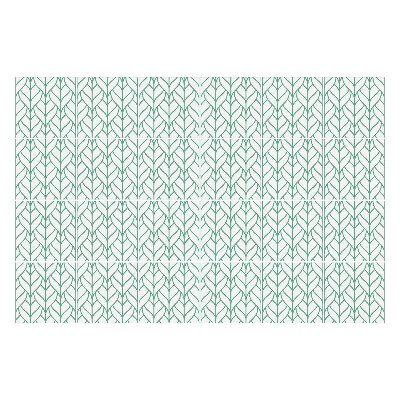 Csempe matrica Szabályos elrendezésben levelek