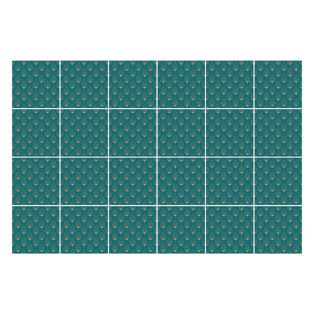 Csempe matrica Csepp motívum hálóban