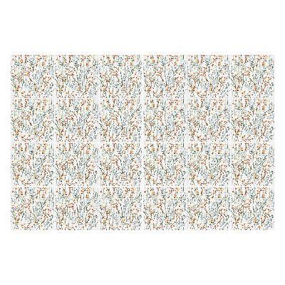 Öntapadós csempe matrica Finom ágak virágokkal