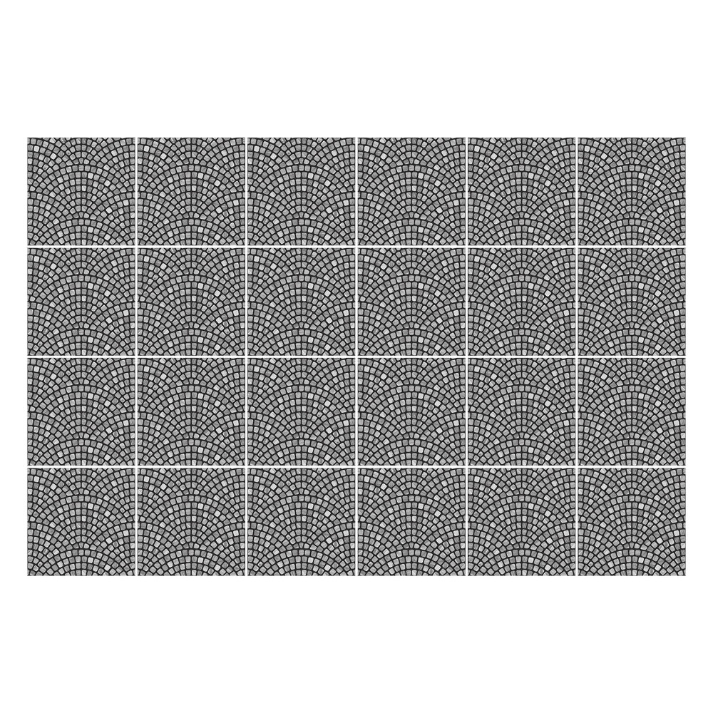 Csempe matrica Keresztezett ívek egy rácsban