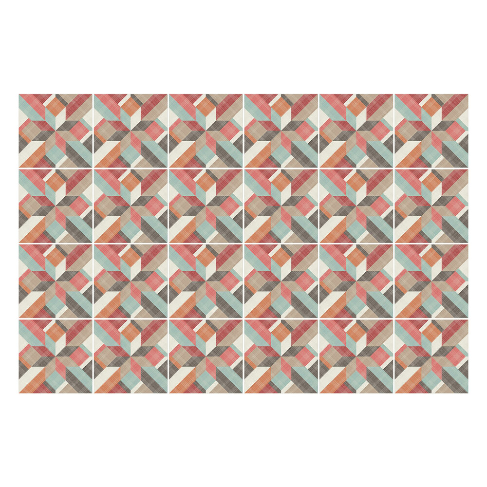 Öntapadós csempe matrica Téglalap alakú geometria