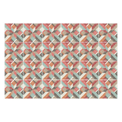 Öntapadós csempe matrica Téglalap alakú geometria