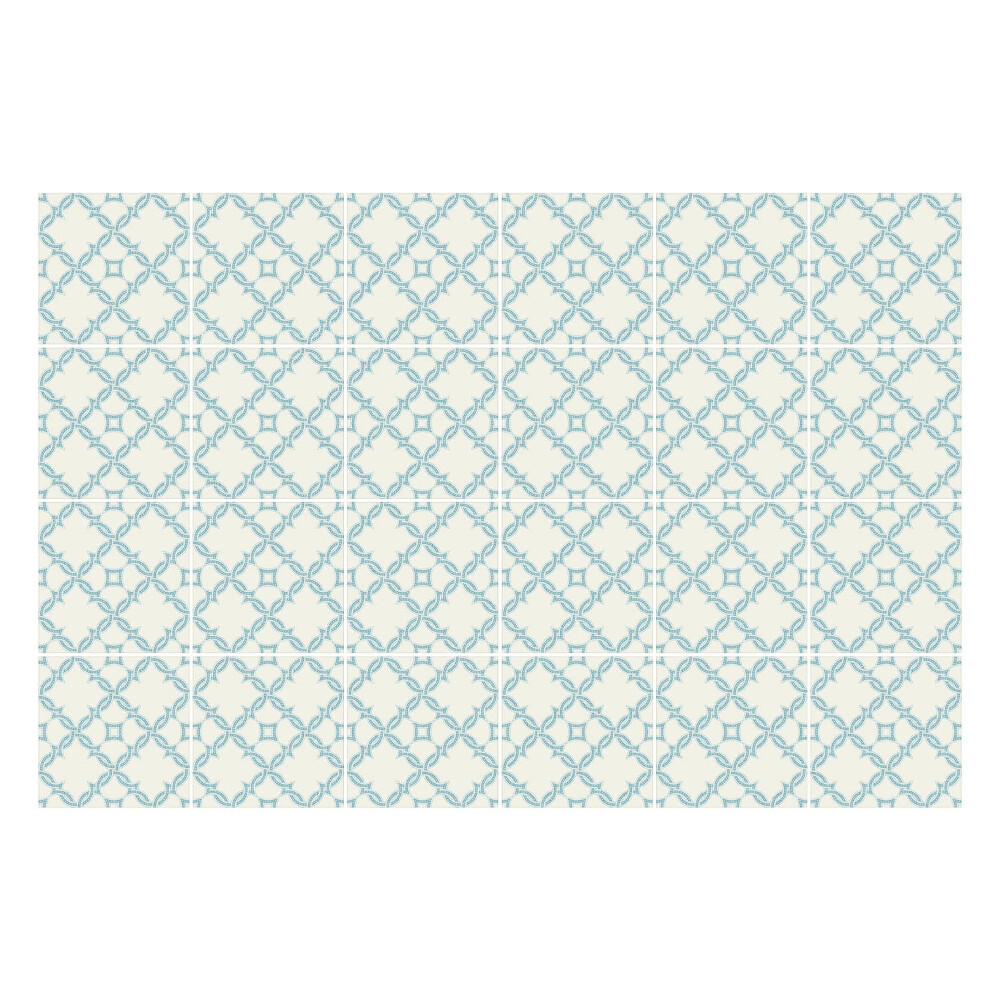 Csempe matrica Geometriai formák egy rácsban