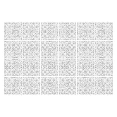 Csempe matrica Finom, szimmetrikus motívum