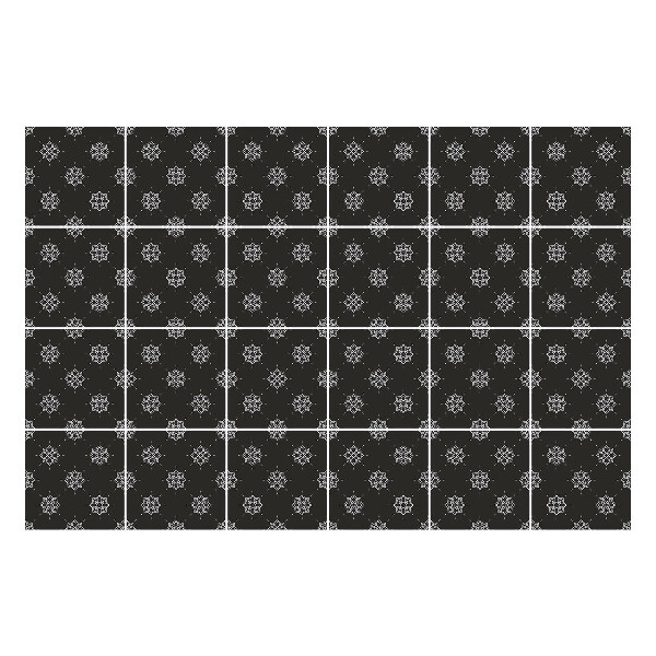 Csempe matrica Geometriai formák egy rácsban