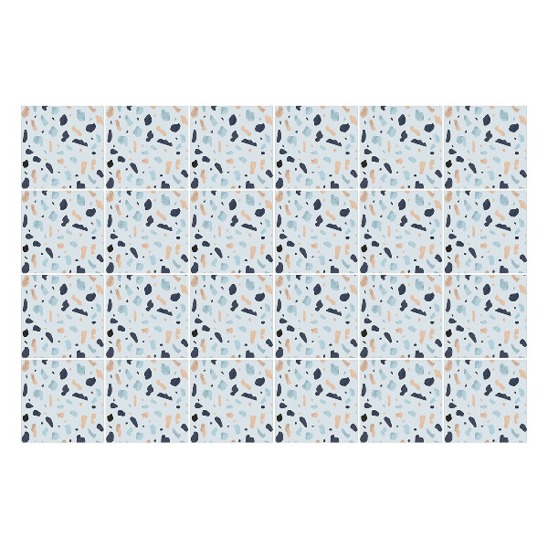 Csempe matrica Absztrakt formák mozgásban