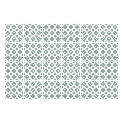 Csempe matrica Geometrikus virágok hálóban