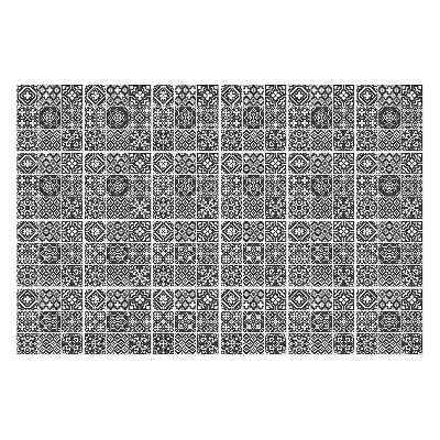 Öntapadós csempe matrica Geometriai kockás motívumok
