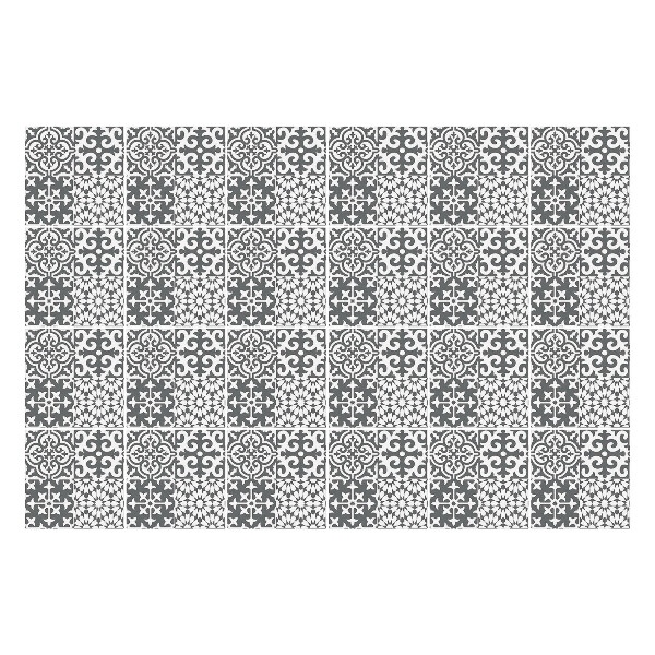 Csempe matrica Klasszikus virágdíszek