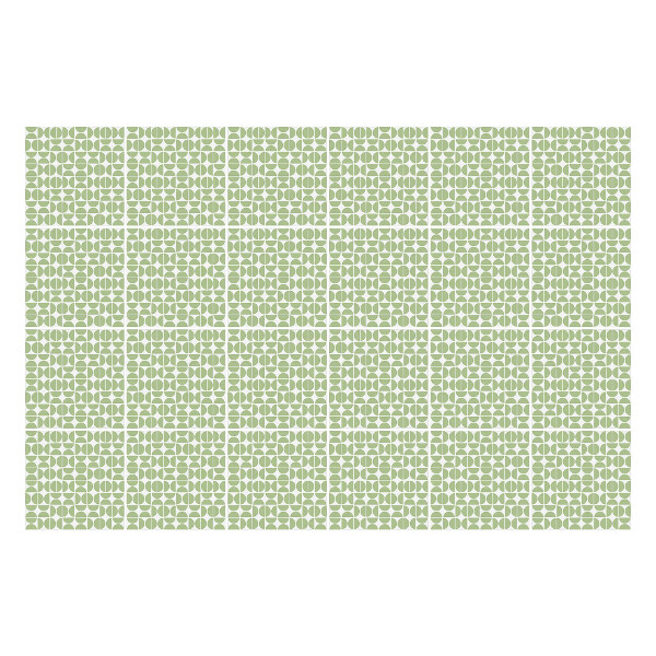 Öntapadós csempe matrica Ovális geometria rácsban