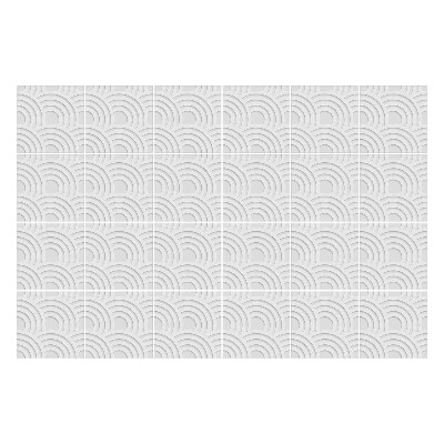 Öntapadós csempe matrica Divatos 3D ívek