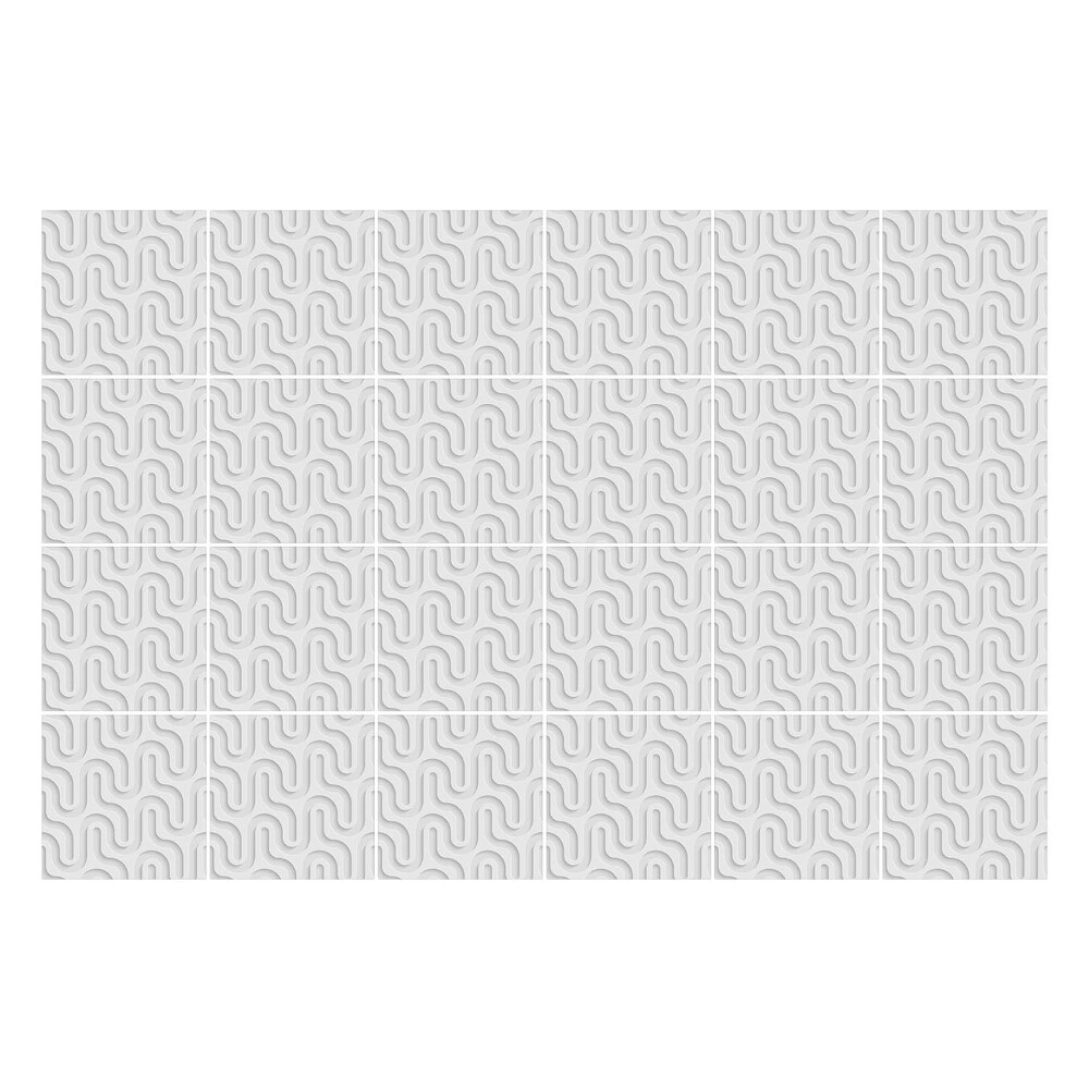 Csempe matrica Hullámos vonalak az elrendezésben