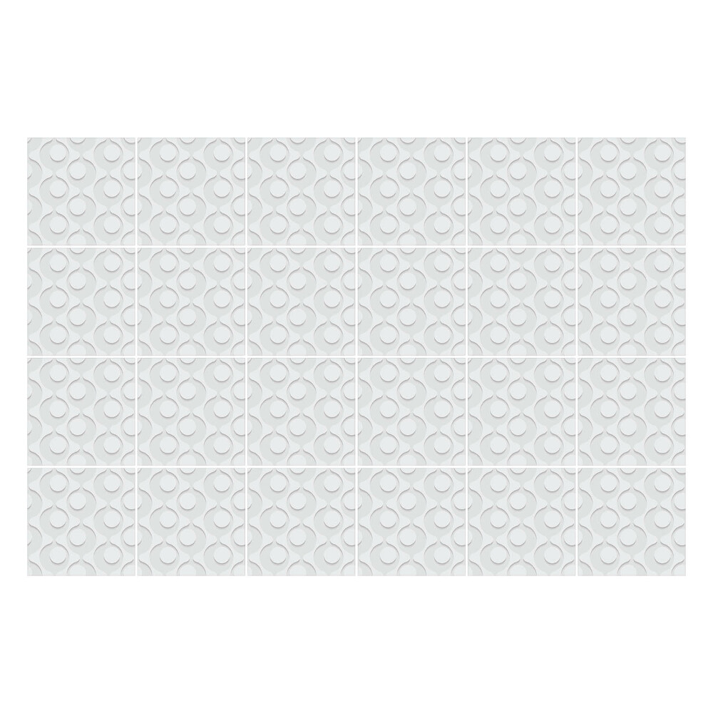 Öntapadós csempe matrica Körök szabályos elrendezésben