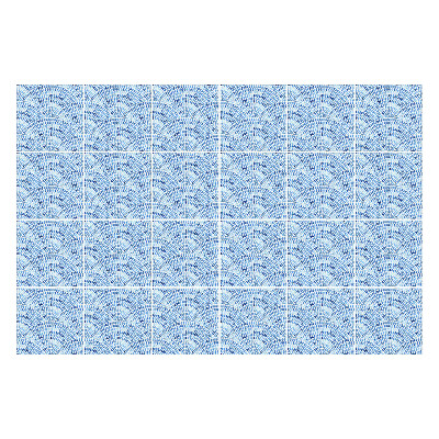 Öntapadós csempe matrica Akvarell hullámok elrendezése