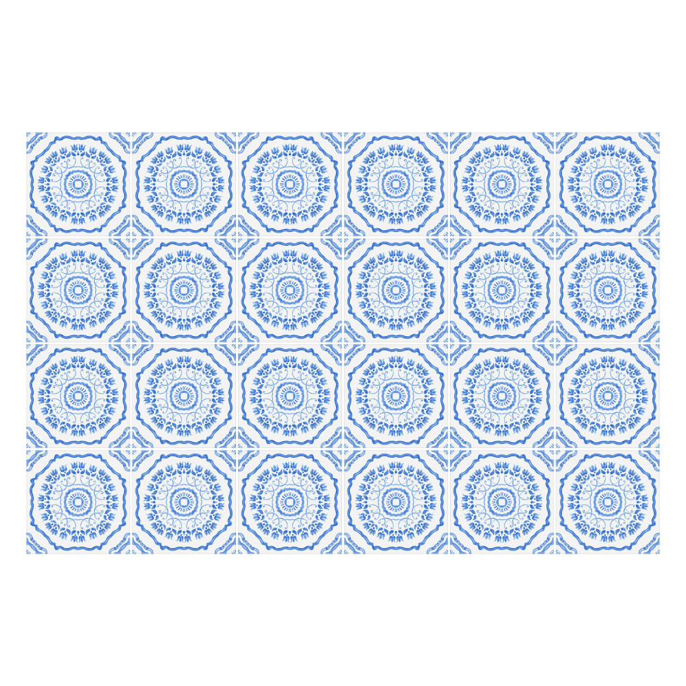 Öntapadós csempe matrica Csempe virágdíszek