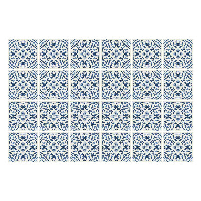 Öntapadós csempe matrica Kék csempe