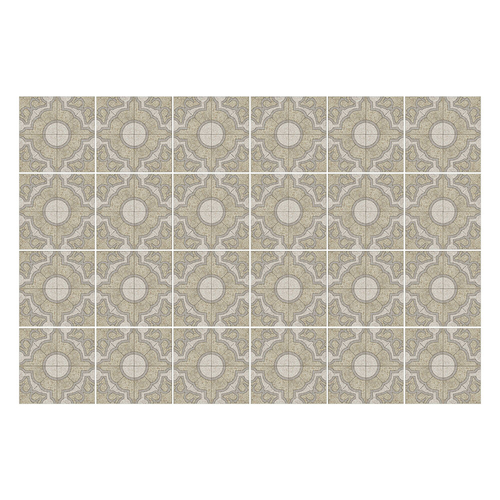 Csempe matrica Geometrikus virágmotívumok