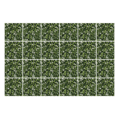 Csempe matrica Levelei finom virágokkal