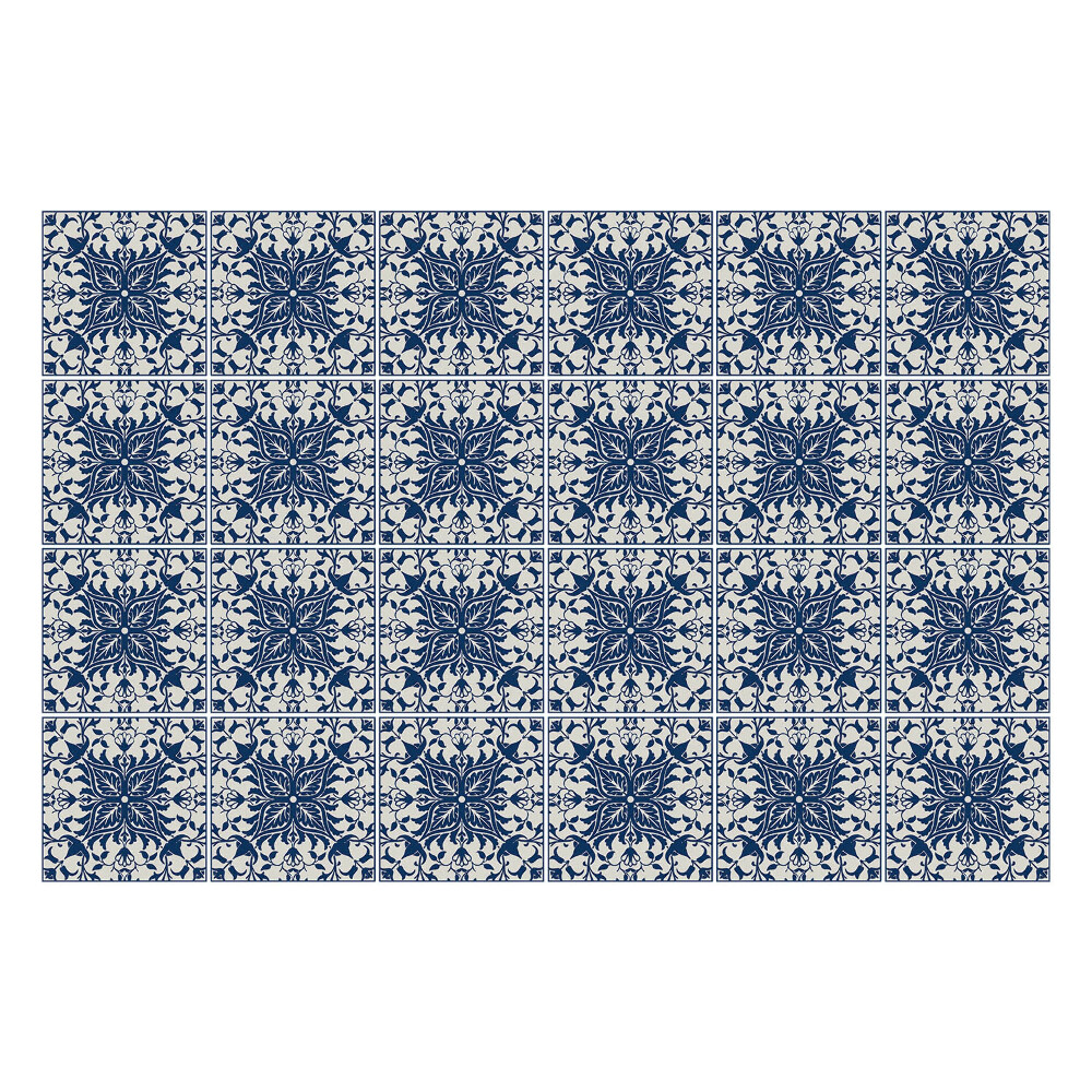 Öntapadós csempe matrica Elegánsan díszített csempe