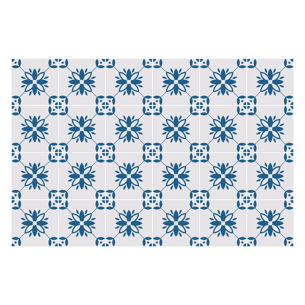 Csempe matrica Virágmotívumok hálóban