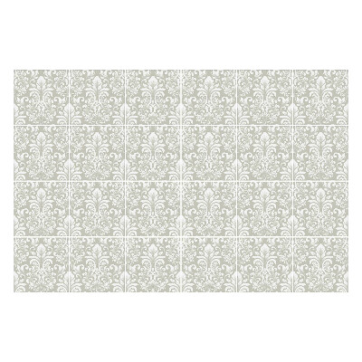 Öntapadós csempe matrica Elegáns virágdíszek