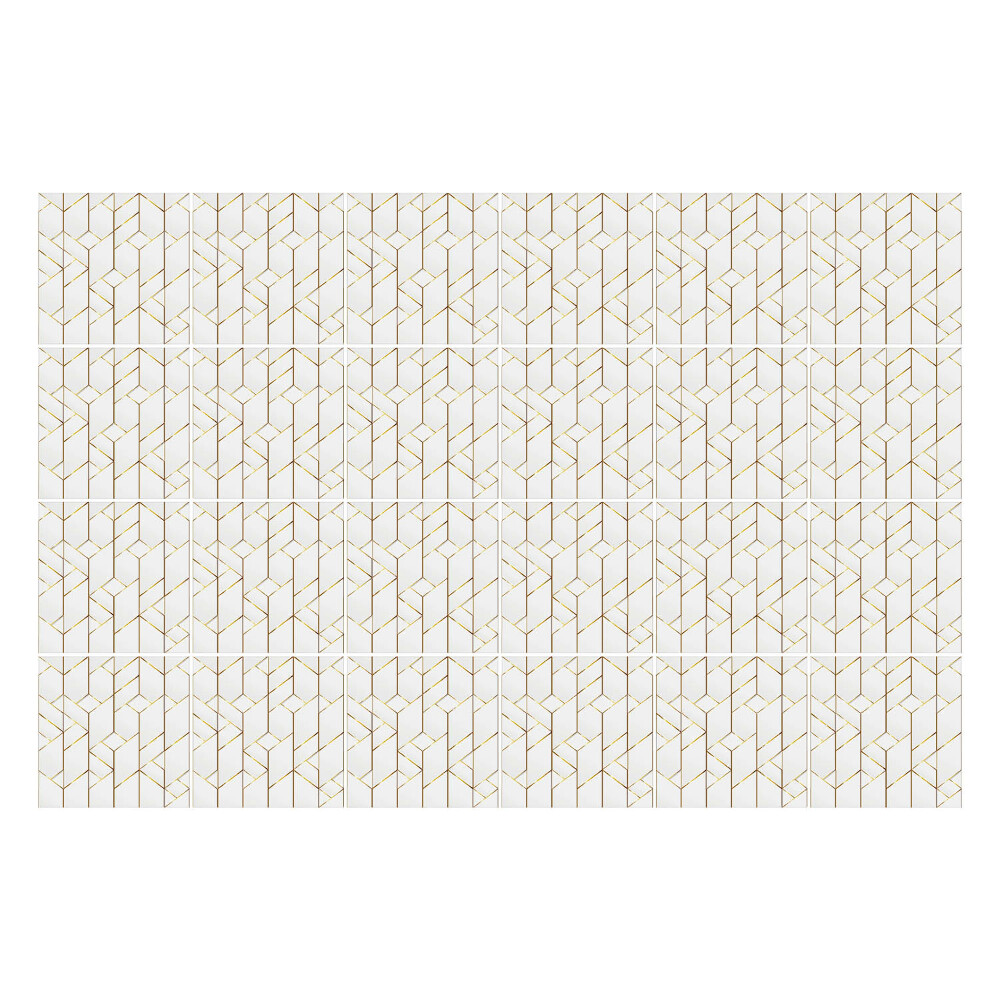 Csempe matrica Geometriai vonalak egy rácsban