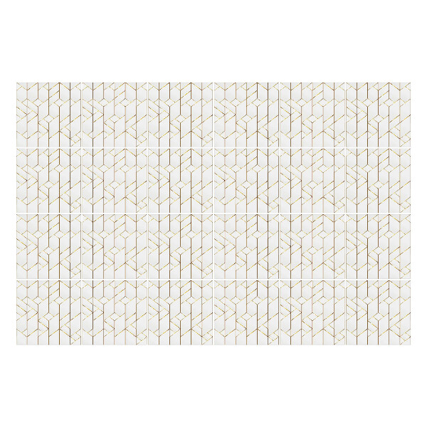 Csempe matrica Geometriai vonalak egy rácsban