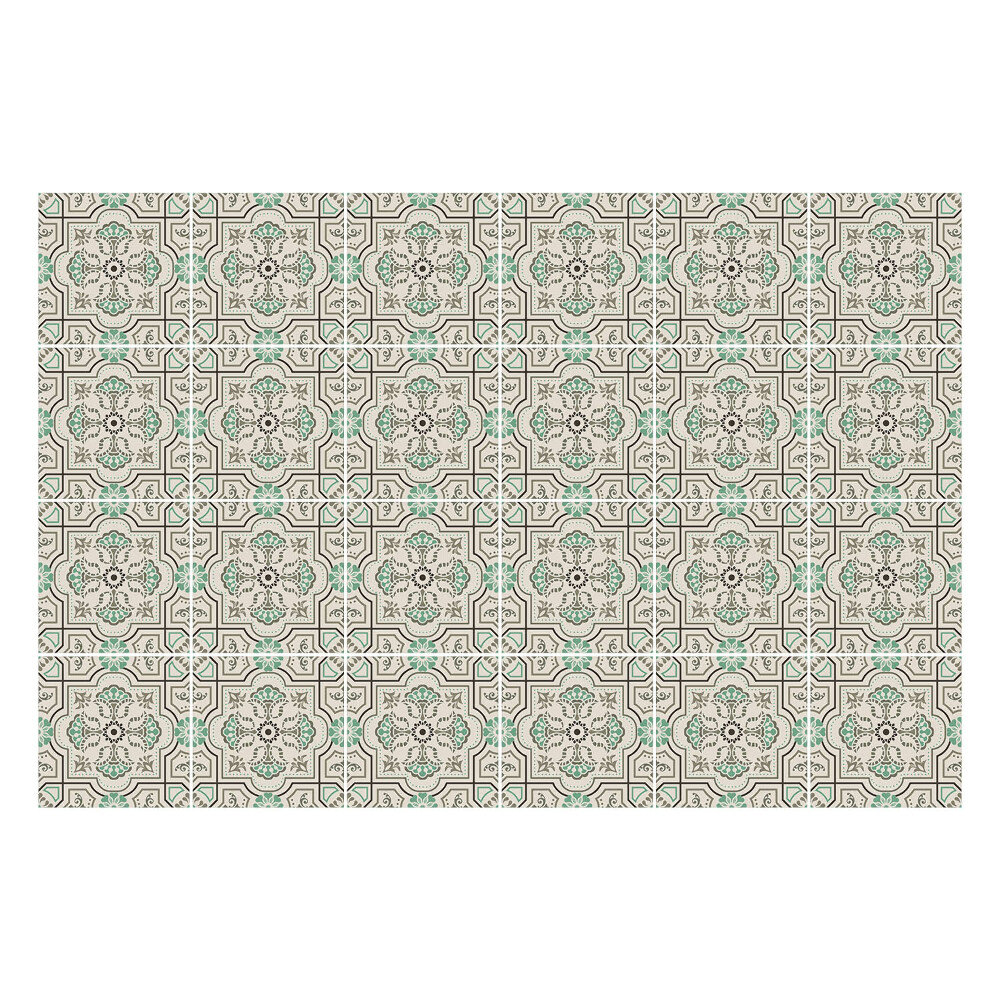 Csempe matrica Díszített csempe